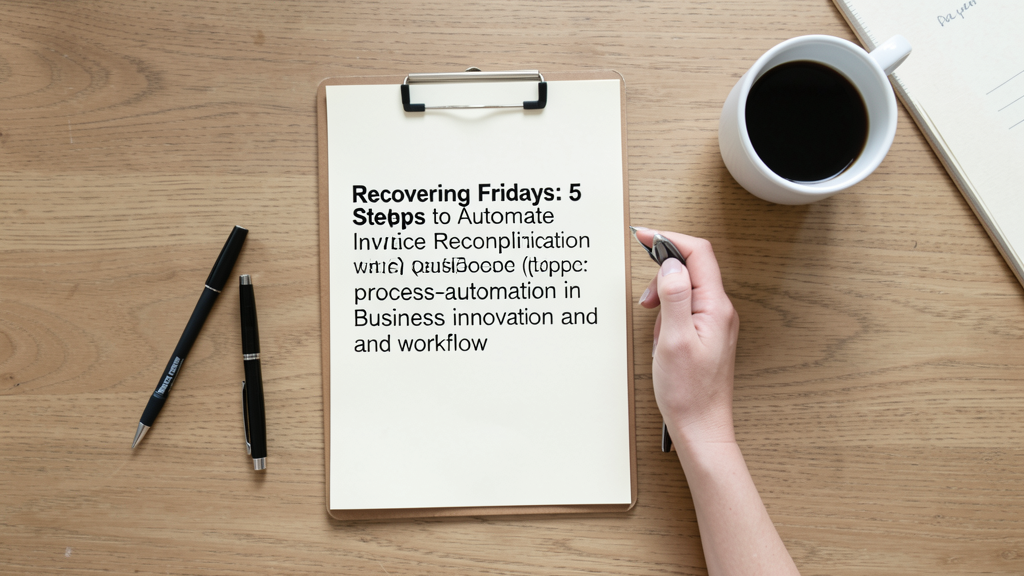Photographic detail related to Recovering Fridays: 5 Steps to Automate Invoice Reconciliation with QuickBooks and Docparser